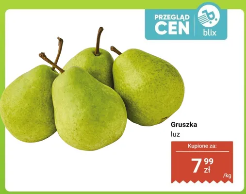 Gruszka luz promocja w Dino