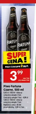 Piwo Fortuna Czarne promocja w Twój Market