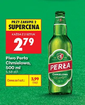 Piwo Perła Chmielowa promocja w Biedronka