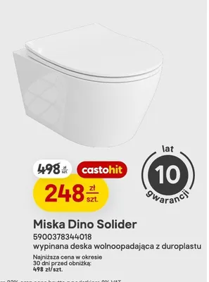 Miska WC Dino Solider promocja w Castorama