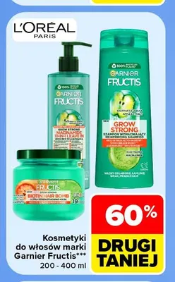 Kosmetyki do włosów Garnier Fructis promocja w Carrefour Market