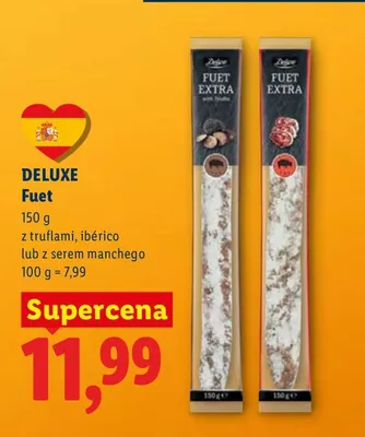 Fuet  ibérico  promocja w Lidl