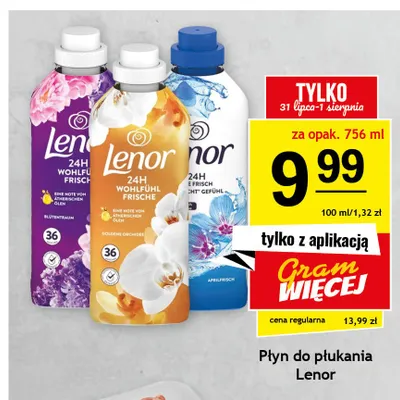 Płyn do płukania Lenor Aprilfrisch promocja w Gram Market