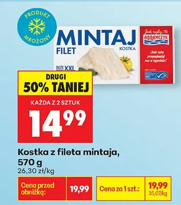 Kostka z fileta minta promocja w Biedronka