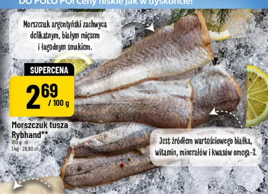 Morszczuk tusza Rybhand promocja w POLOmarket