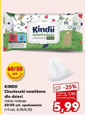 Chusteczki nawilżane dla dzieci różne rodzaje 60/50 szt. promocja w Kaufland