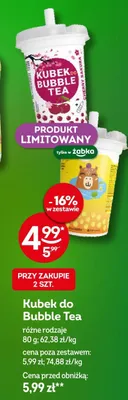 Kubek do Bubble Tea promocja w Żabka