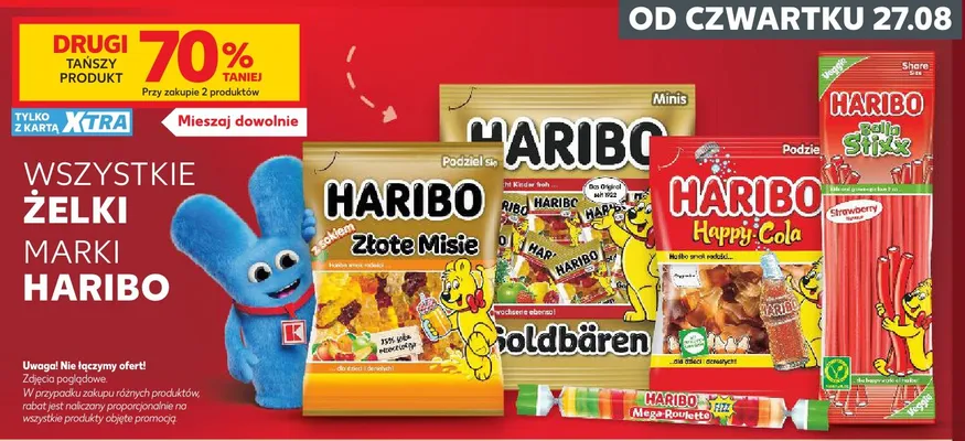 Żelki Haribo Mega-Roulette Fizz promocja w Kaufland