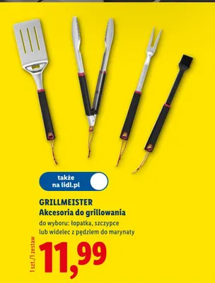 Akcesoria do grillowania Grillmeister łopatka promocja w Lidl