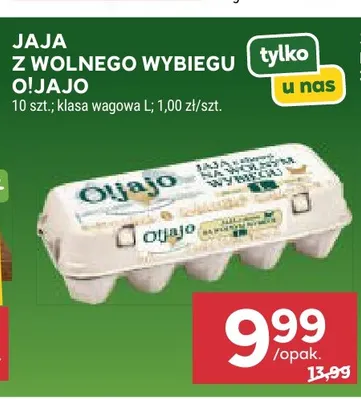 Jajka kurze z wolnego wybiegu O!Jajo promocja w Stokrotka