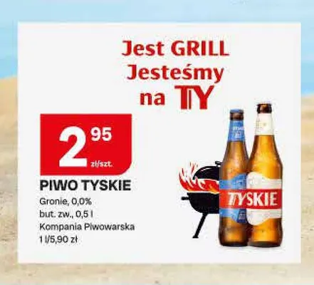 Piwo bezalkoholowe Tyskie promocja w Chorten