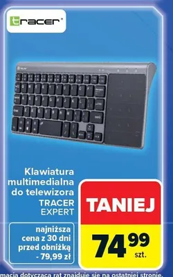 Klawiatura multimedialna do telewizora EXPERT promocja w Carrefour