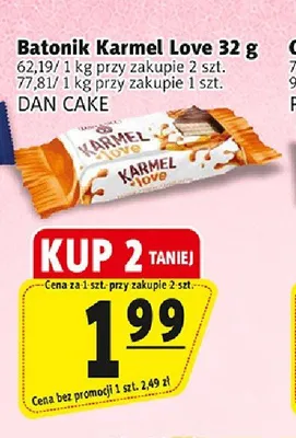 Batonik Karmel Love promocja w Prim Market