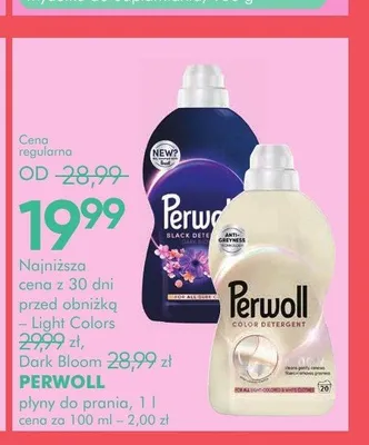 Płyn do prania Perwoll Renew Black promocja w Super-Pharm
