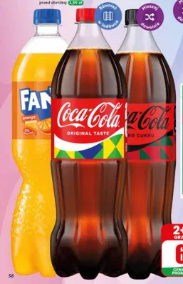 Napój gazowany Fanta Orange promocja w Dino