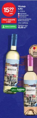 Wino Miratejo wytrawne promocja w Żabka