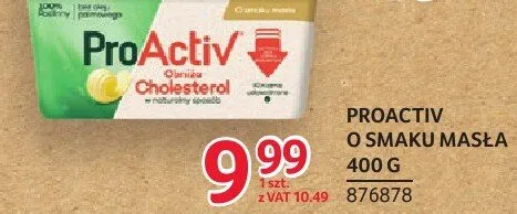 Proactiv o smaku masła 400g promocja w Selgros