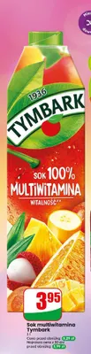 Sok multiwitamina Tymbark promocja w Dino