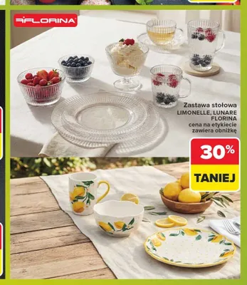 Zastawa stołowa Florina Limonelle Lunare promocja w Carrefour Market