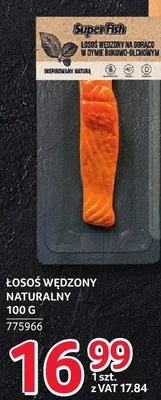 Łosoś wędzony naturalny 100 g promocja w Selgros