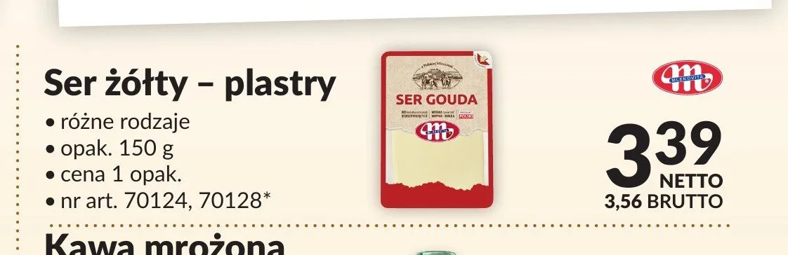 Ser żółty plastry Ryki promocja w Makro