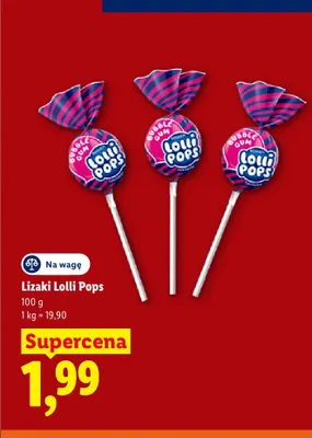 Lizaki Lolli Pops Roshen promocja w Lidl