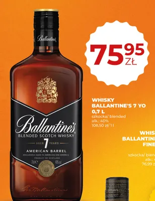 Whisky Ballantine's 7 YO promocja w Duży Ben