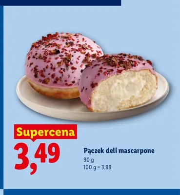 Pączek deli mascarpone promocja w Lidl