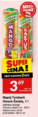 Napój Tymbark Owoce Świata mango promocja w Twój Market