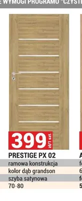 Drzwi pokojowe Prestige PX 02 promocja w Merkury Market