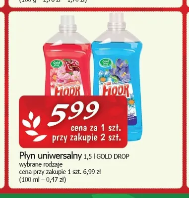 Płyn uniwersalny Floor promocja w CEZAR Delikatesy