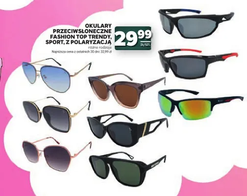 Okulary przeciwsłoneczne Fashion Top Trendy Sport z polaryzacją Stokrotka promocja w Stokrotka
