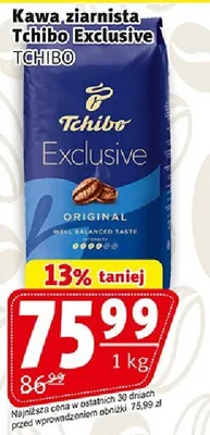 Kawa ziarnista Tchibo Exclusive promocja w Prim Market