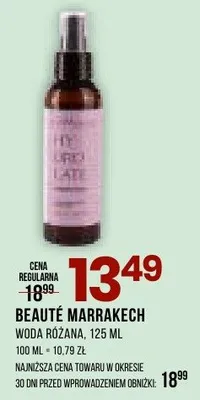 Woda różana promocja w Drogerie Natura