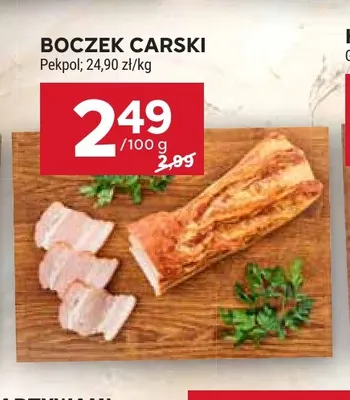 Boczek carski Pekpol promocja w Stokrotka