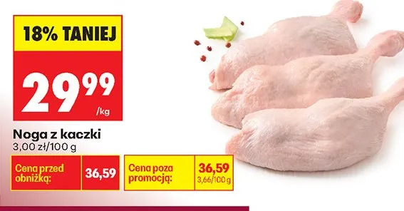 Noga z kaczki promocja w Biedronka