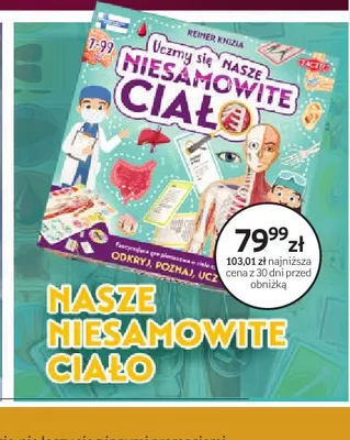 Gra edukacyjna Nasze niesamowite ciało Tactic promocja w Empik