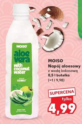 Napój aloesowy z wodą kokosową Moiso promocja w Kaufland