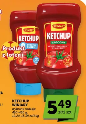 Ketchup bez dodatku cukru Winiary promocja w ABC