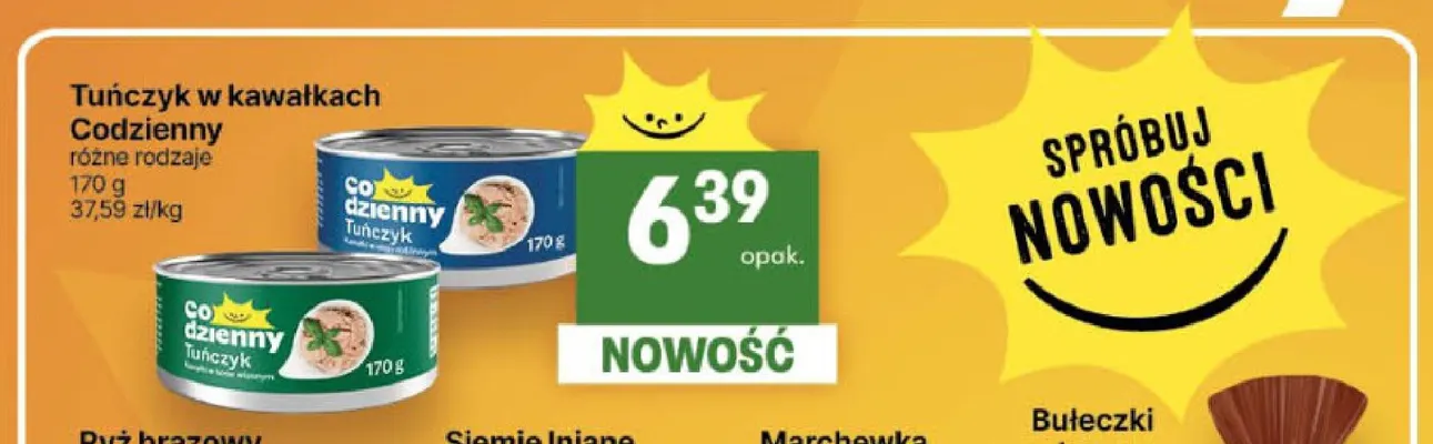 Tuńczyk w kawałkach w oleju roślinnym Codzienny promocja w Delikatesy Centrum