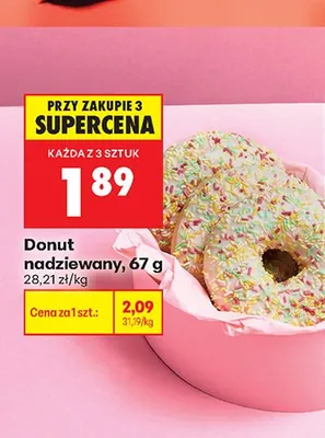 Donut nadziewany promocja w Biedronka
