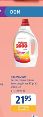 Żel do prania tkanin kolorowych na 57 prań Pollena 2000 promocja w Drogerie DM