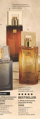 Woda perfumowana Attraction dla Niej promocja w AVON