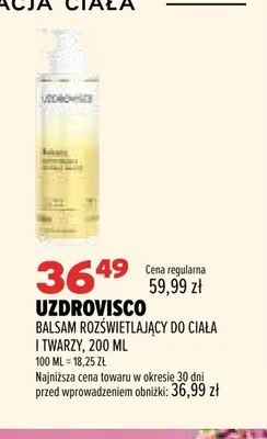 Balsam rozświetlający do ciała i twarzy Uzdrovisco promocja w Drogerie Natura