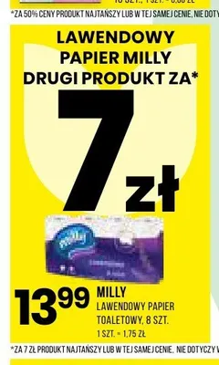 Lawendowy papier toaletowy Milly promocja w Drogerie Natura