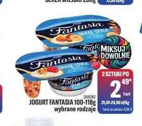 Jogurt Fantasia Danone promocja w Tomi Markt