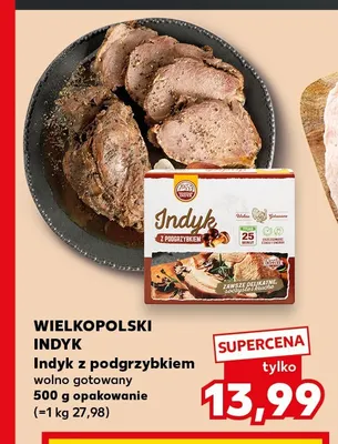 Indyk z podgrzybkiem wolno gotowany Wielkopolski promocja w Kaufland