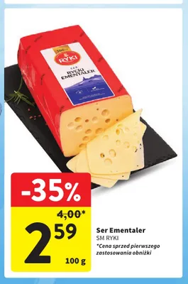 Ser Ementaler SM Ryki promocja w Intermarche