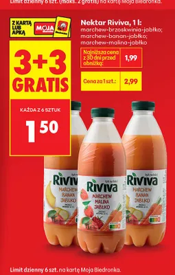 Nektar Riviva promocja w Biedronka
