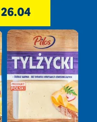 Ser żółty w plastrach Tylżycki promocja w Lidl